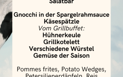 Grillbuffet am Feiertag – 14.5.26!